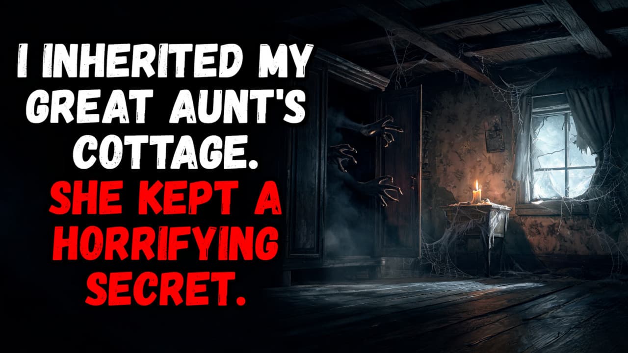 Still from I Inherited My Great Aunt's Cottage. She Kept a Horrifying Secret.
