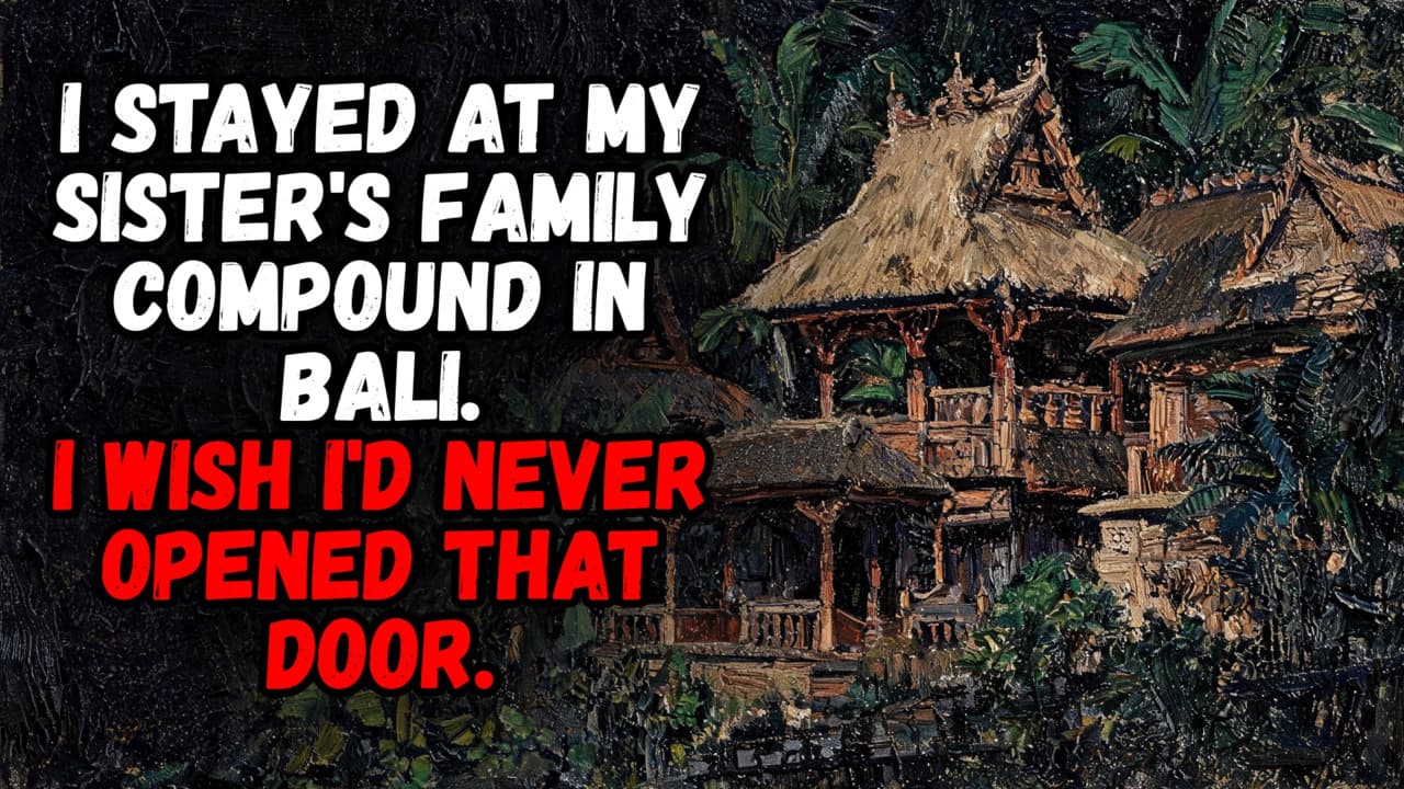 Still from I Stayed at My Sister's Family Compound in Bali. I Wish I'd Never Opened That Door.
