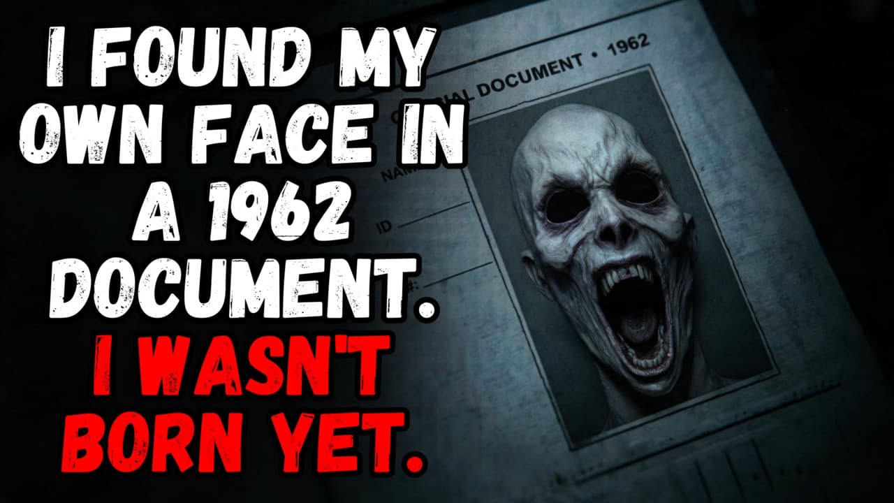 Still from I Found My Own Face in a 1962 Document. I Wasn't Born Yet.