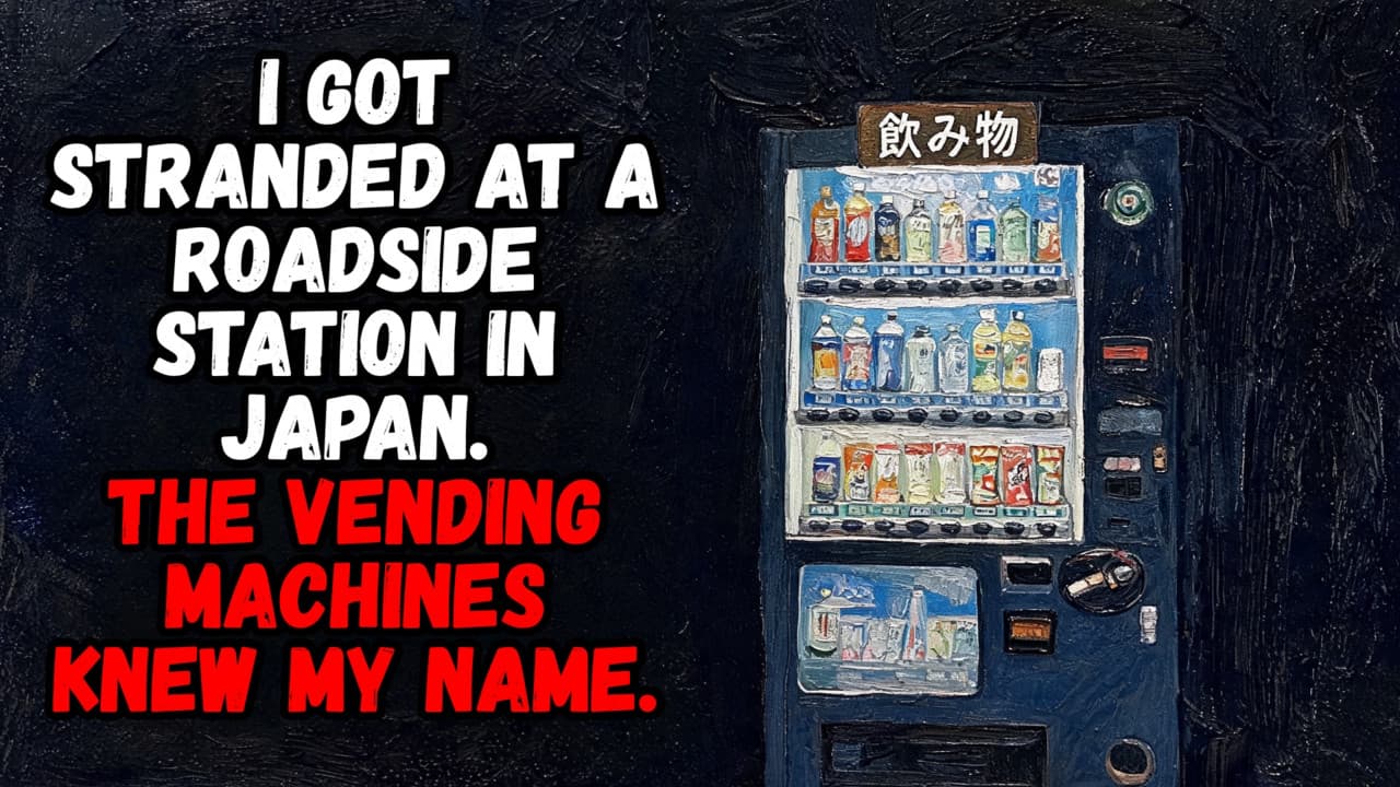 Still from I Got Stranded at a Roadside Station in Japan. The Vending Machines Knew My Name.