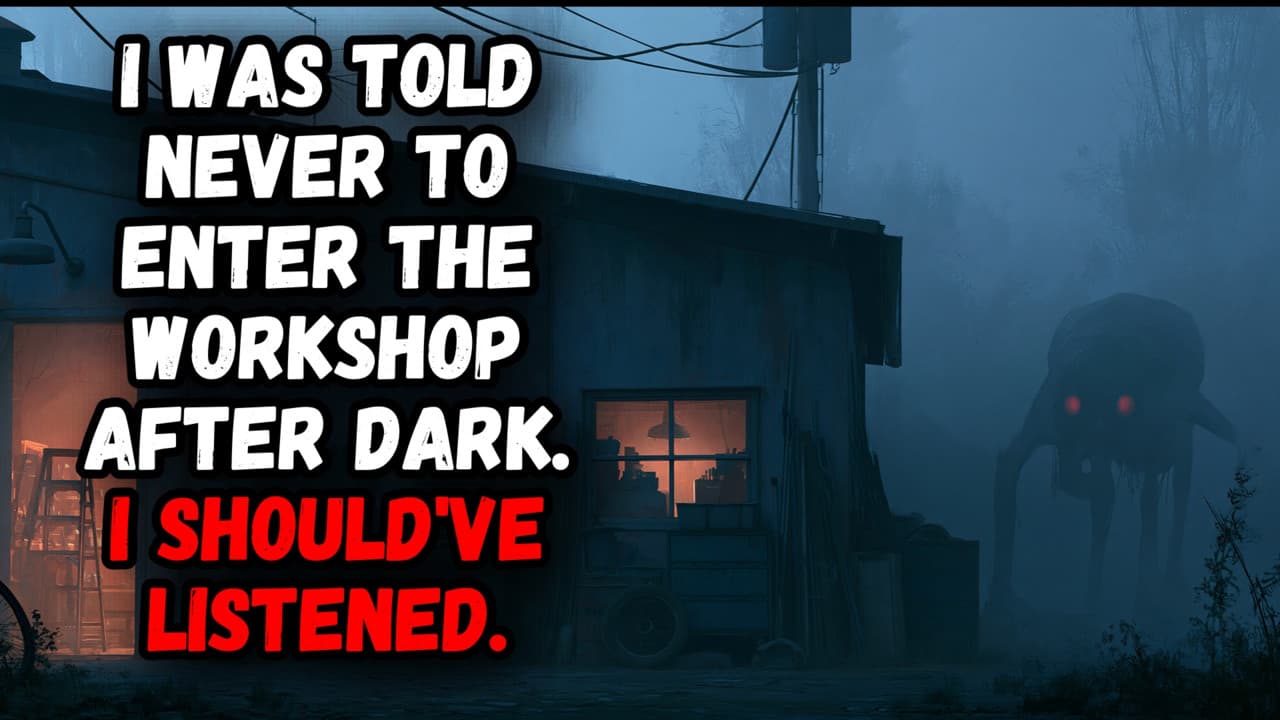 Still from I Was Told Never to Enter the Workshop After Dark. I Should've Listened.