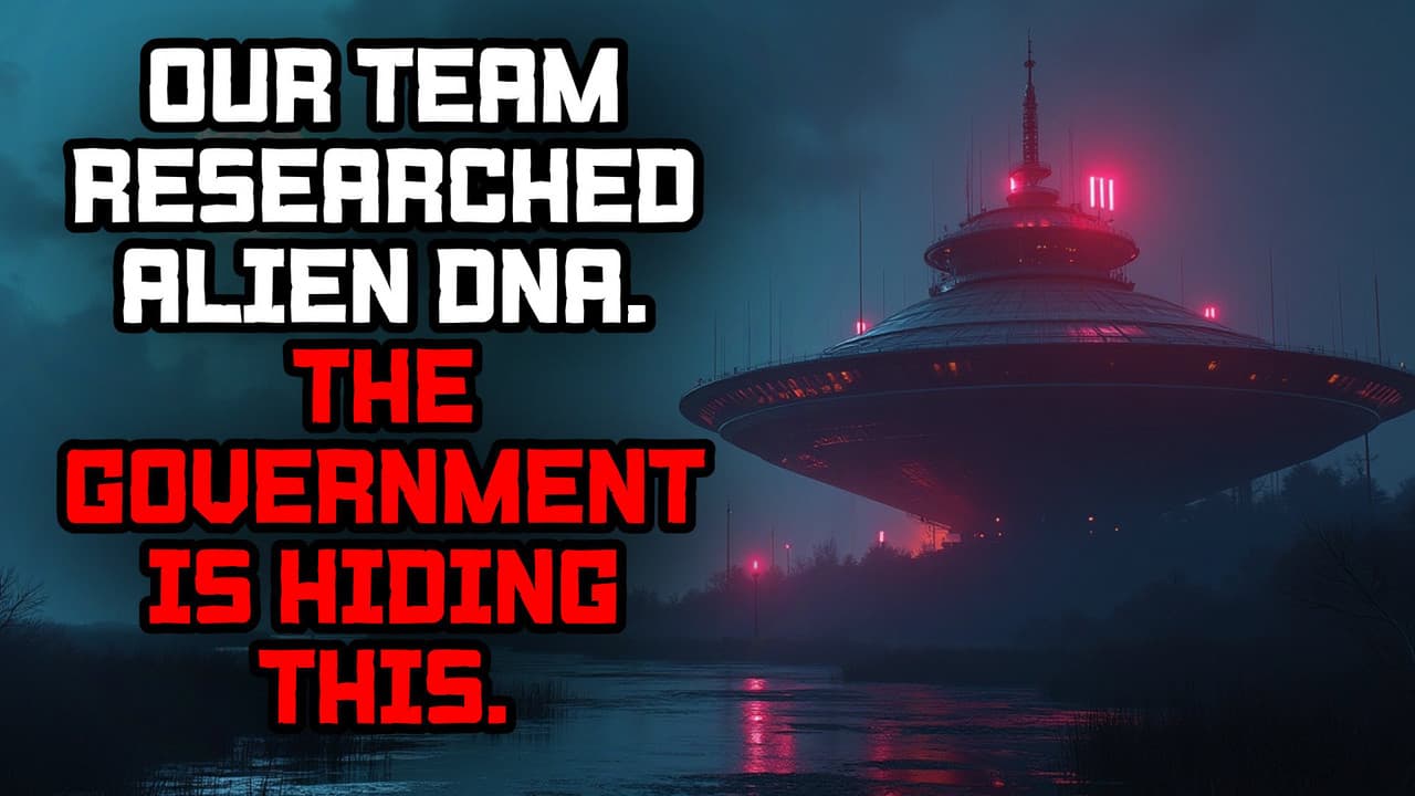 Still from Our Team Researched Alien DNA. The Government is Hiding This.
