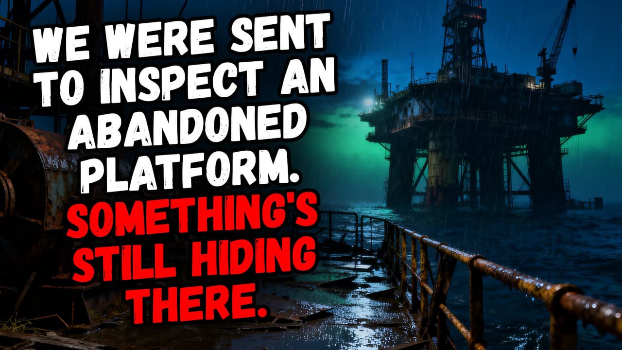 Still from We Were Sent to Inspect an Abandoned Platform. Something's Still Hiding There.
