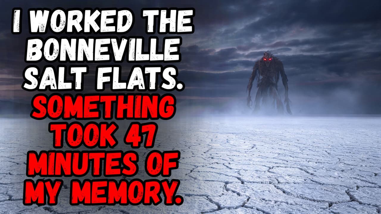Still from I Worked the Bonneville Salt Flats. Something Took 47 Minutes of My Memory.