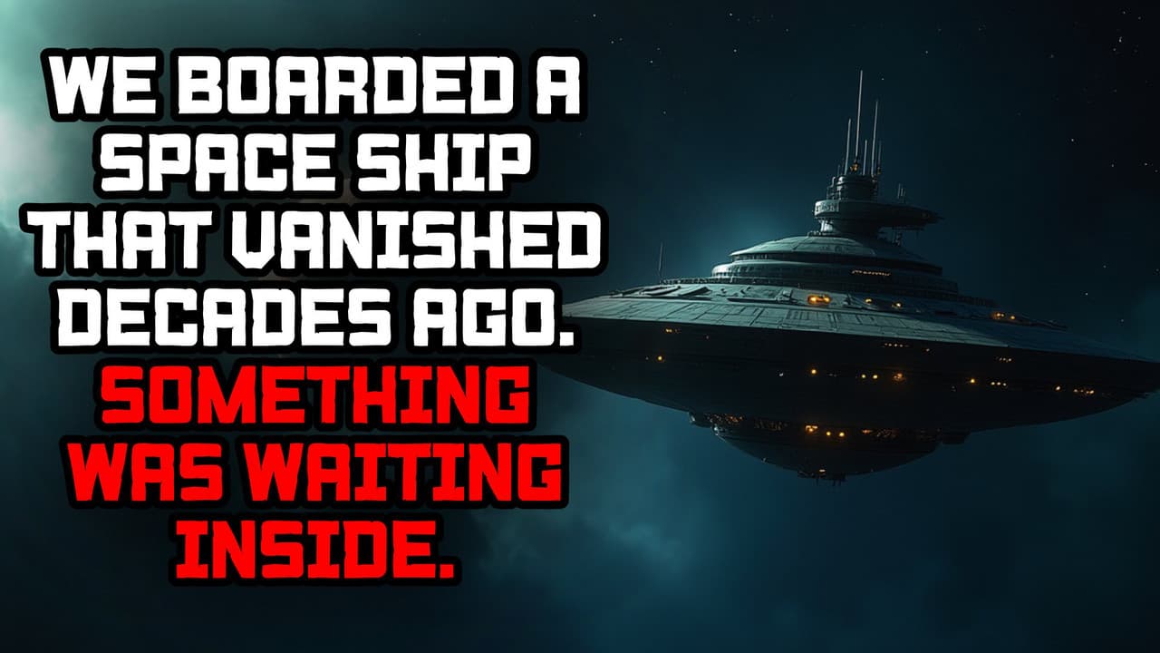 Still from We Boarded a Space Ship That Vanished Decades Ago. Something Was Waiting Inside.
